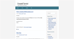 Desktop Screenshot of erwanditarmizi.com