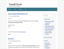 Tablet Screenshot of erwanditarmizi.com